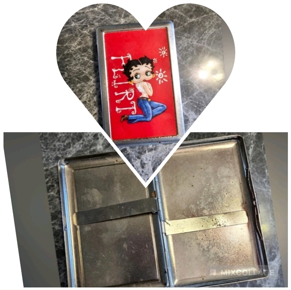 "VINTAGE" BETTY BOOP Cigarette Box Holder - Picture 2 of 4